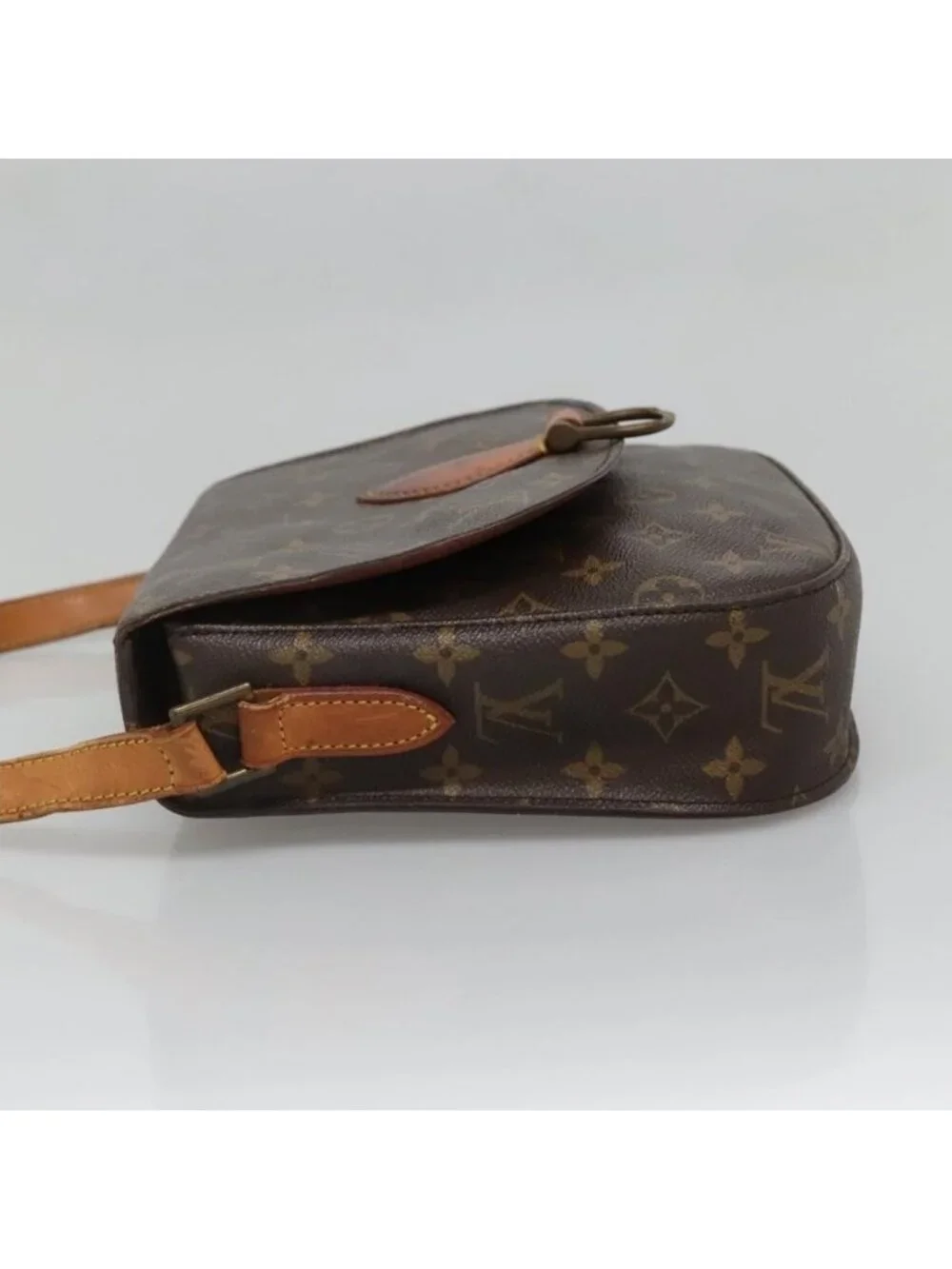 Authentic LOUIS VUITTON Monogram Saint Cloud GM Shoulder Bag M51242 LV